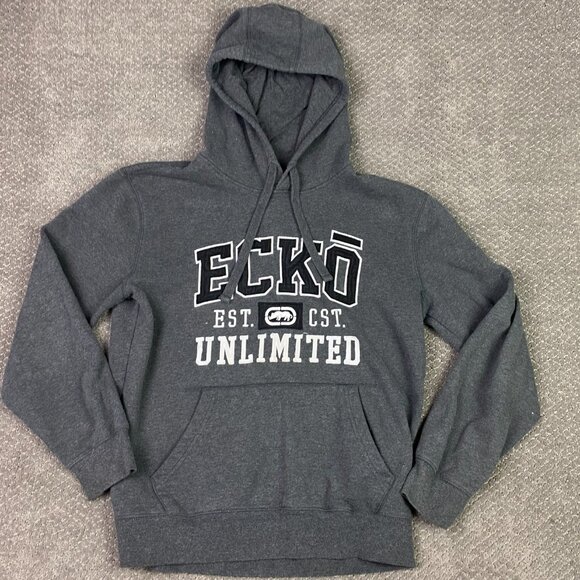 Ecko Unlimited Other - Y2K Ecko Unltd Hoodie Men's Large Fits like Medium Gray Vintage